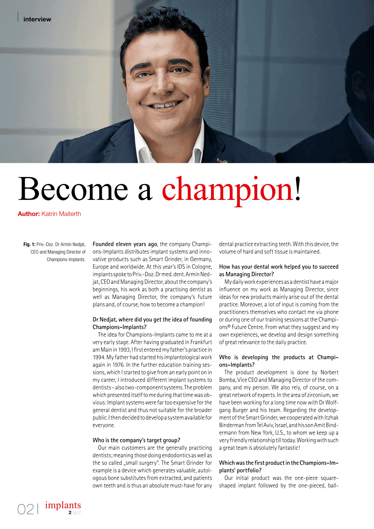 Become a champion!