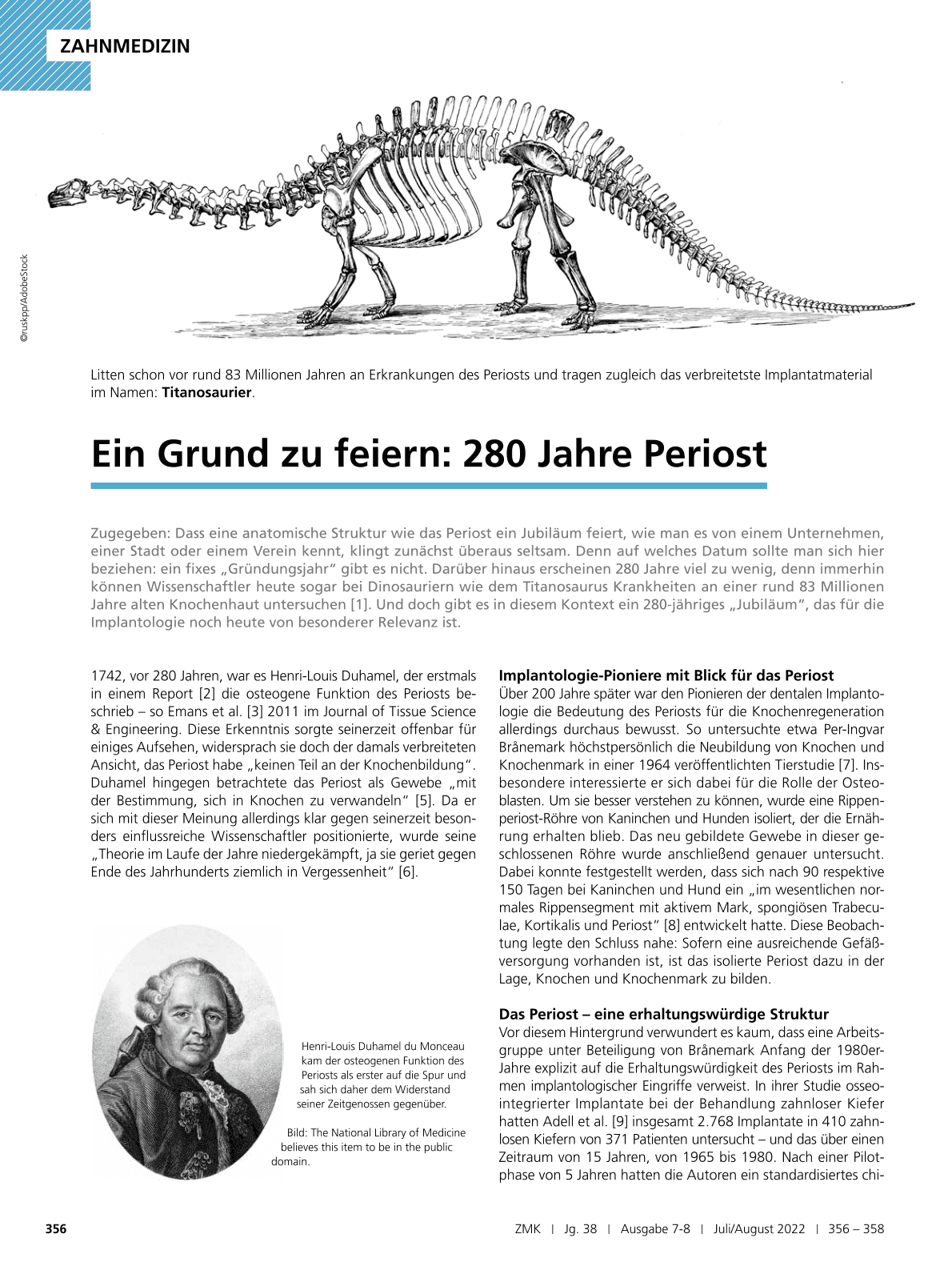 Ein Grund zu feiern: 280 Jahre Periost